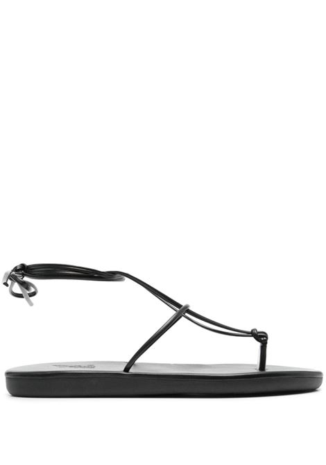 Sandali Chordi in nero - donna ANCIENT GREEK SANDALS | CHORDIFLIPFLOPBLK